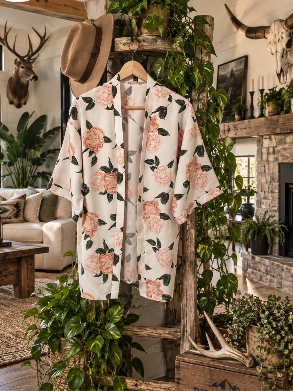 URBAN PLANET - Floral Cardigan